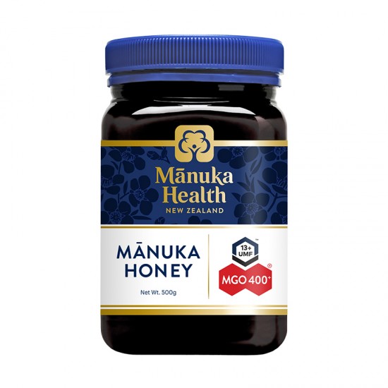 【顺丰国际包邮】【因天气原因液体侧漏无法理赔】Manuka Health 蜜纽康 MGO400+（UMF13+）麦卢卡蜂蜜500g 保质期2029.9