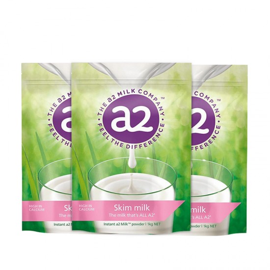 【a2白金 澳洲直邮】【3袋】A2 成人奶粉 脱脂高钙奶粉 1kg/袋 3袋 保质期2024.12 【a2白金 澳洲直邮】【3袋】A2 成人奶粉 脱脂高钙奶粉 1kg/袋 3袋 保质期2024.12