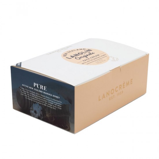 【一件包邮】Lanocreme 兰侬绵羊油保湿补水滋润面霜  麦卢卡蜂蜜面霜100g 6盒装  适合多种肤质