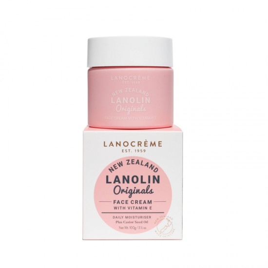Lanocreme 兰侬绵羊油保湿补水滋润面霜  经典维生素E保湿面霜100g  适合所有肤质