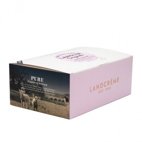 【一件包邮】Lanocreme 兰侬绵羊油保湿补水滋润面霜  胎盘素面霜100g 6盒装  普通肤质