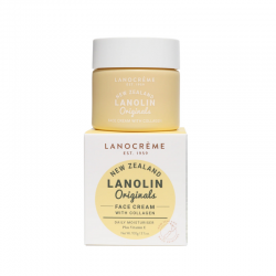 Lanocreme 兰侬绵羊油保湿补水滋润面霜  胶原蛋白面霜100g  适合混合偏敏感性肤质 保质期：2028.01