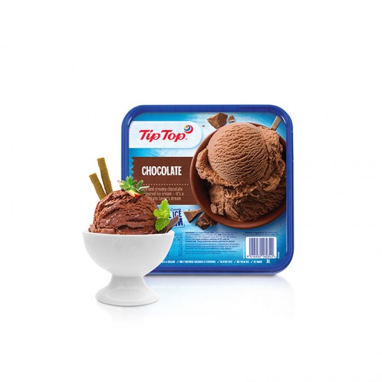 【仅接受人民币付款】新西兰Tip Top冰激凌2L家庭装 巧克力味冰激凌（可配送地区请查看详情）