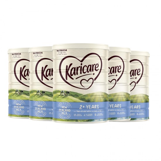 【普线】【3罐*2箱】新西兰直邮 Karicare 可瑞康婴儿奶粉牛奶粉4段 900g/罐 6罐装普通装（2岁以上）  保质期：2025.10
