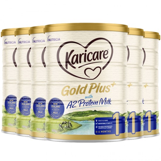  【Karicare 新西兰直邮】【快线】可瑞康金装1段 6罐 （0-6个月）保质期2025.1