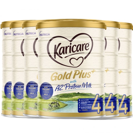 【Karicare 新西兰直邮】【普线】【3罐*2箱】可瑞康金装4段 6罐（2岁以上）  保质期2025.6