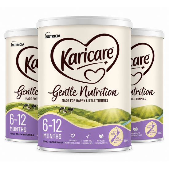 【排单发货】【新包装】【新西兰顺丰直邮】【3罐】 Karicare 可瑞康婴儿奶粉牛奶粉2段普通装 900g/罐 3罐装（6-12个月）  保质期：2027.12左右
