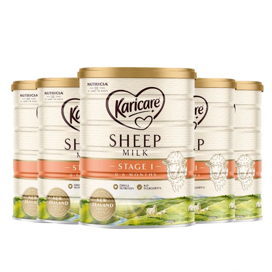 【Karicare 新西兰发货】【时安达普线预计6-8周工作日】【3罐*2箱】karicare可瑞康绵羊奶1段（0-6个月）900g 6罐装 保质期2027.10左右