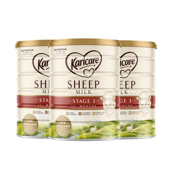 【Karicare 新西兰发货】【普线】karicare可瑞康绵羊奶3段（1岁以上）900g 3罐装 保质期2025.8