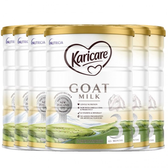 【Karicare 新西兰直邮】【快线】【6罐】Karicare GOAT 可瑞康羊奶粉3段*6罐 （1岁以上）保质期：2025.9