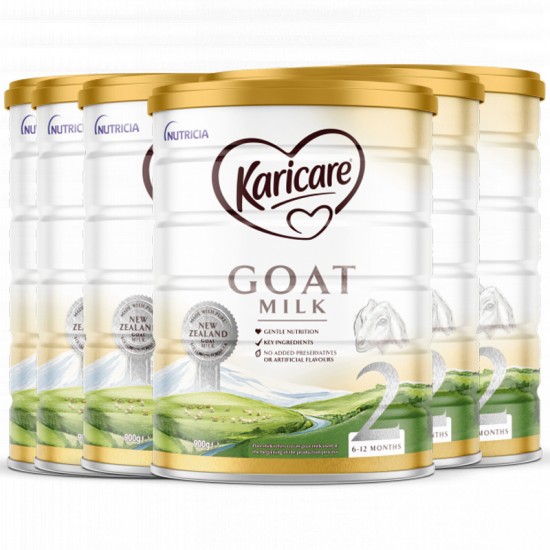 【Karicare 新西兰直邮】【快线（BC直邮保税清关模式）】【6罐】Karicare GOAT可瑞康羊奶粉2段*6罐 （6-12个月） 保质期：2026.4左右