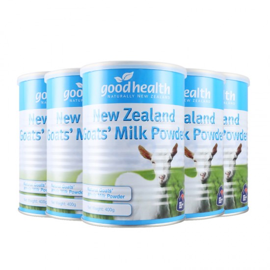 【包邮】Good Health 好健康山羊奶粉易吸收 3岁以上儿童成长孕妇老人营养加倍 400g*6罐 保质期2025.5
