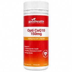 【胶囊因天气原因融化不理赔】GoodHealth 好健康 护心保护心脏辅酶Q10 150mg 90粒  保质期2029.6