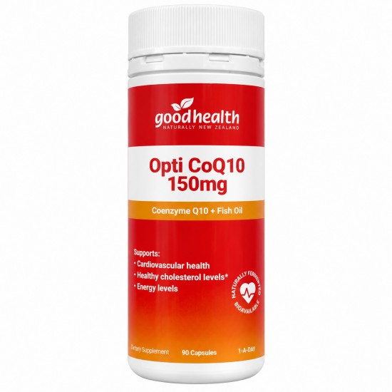 【胶囊因天气原因融化不理赔】GoodHealth 好健康 护心保护心脏辅酶Q10 150mg 90粒  保质期2029.6