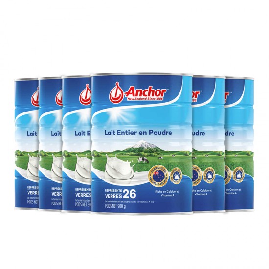 【新西兰直邮】【顺丰空运】【6罐】Anchor 安佳 全脂罐装 900g/罐（6罐直邮包邮）  保质期2026.11左右