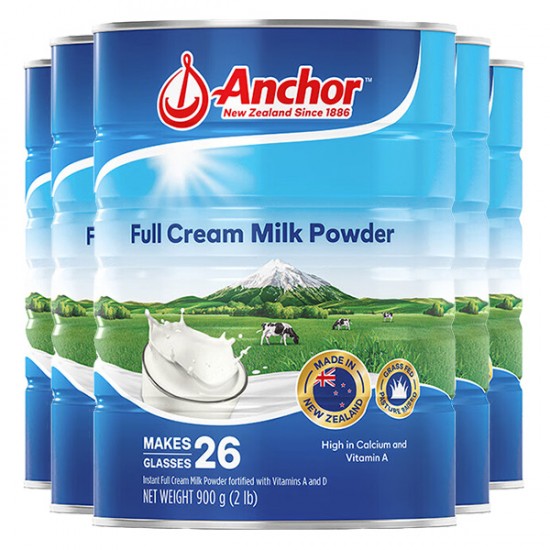 【排单发货】【新西兰顺丰直邮】【6罐】Anchor 安佳全脂奶粉 罐装900g （6罐直邮包邮）  保质期2028.4左右