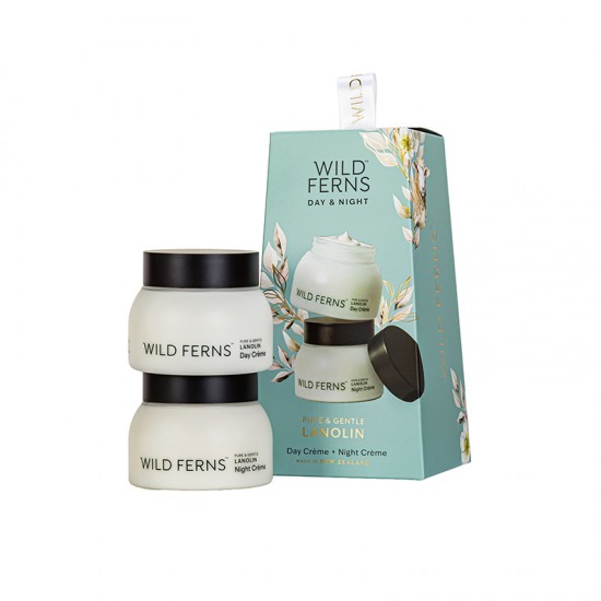 Wild Ferns 帕氏羊毛脂礼盒 - 日夜套装  (羊毛脂日霜90g+羊毛脂晚霜90g)  保质期2029.3
