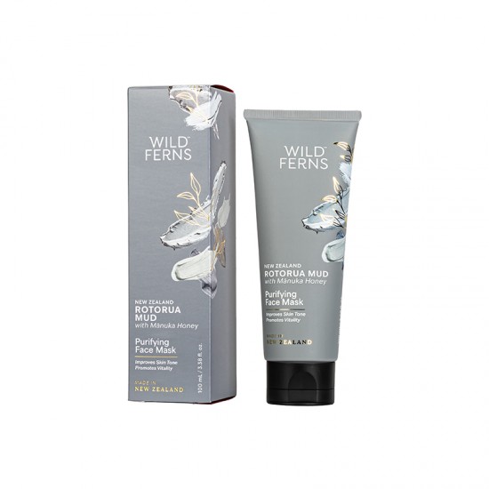 Wild Ferns 帕氏罗托鲁瓦泥净化面膜100ml 保质期2029.4