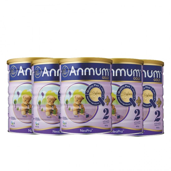 【新西兰直邮】【顺丰空运】新西兰版Anmum 安满2段 婴儿配方牛奶粉二段900g 6罐装 保质期：2026.12左右
