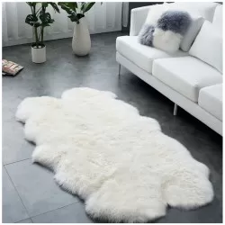 【包邮】New Zealand sheep skin Four splicing 5 star 四拼羊皮羊毛毯 180 x 110cm