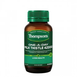 Thompson's 汤普森奶蓟草护肝片42000含量 60粒  保质期2028.3