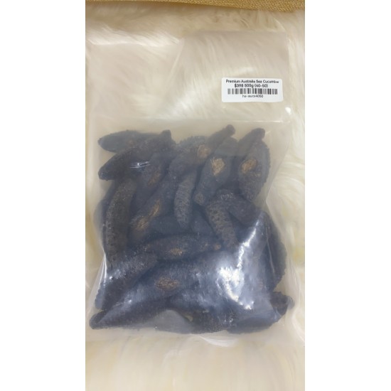 【新西兰门店销售】【外包装以实物为准】野生澳洲黑刺参海参40-50头（门店可邮寄使用富腾达快递，快递费60纽/每包）（扣件不赔）