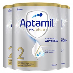 【排单发货】【Aptamil 新西兰直邮】【3罐】【顺丰快线】Aptamil爱他美白金2段800g*3罐装（6-12个月） 保质期2027.12左右