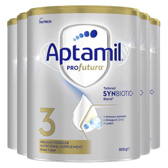 【Aptamil 新西兰直邮】【普线预计6-8周工作日】【6罐（拆单发货）】Aptamil爱他美白金3段*6罐装（1岁以上） 保质期2028.1左右