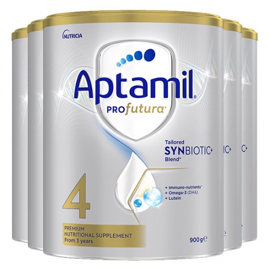 【Aptamil 新西兰直邮】【普线预计6-8周工作日】【6罐（拆单发货）】Aptamil爱他美白金4段*6罐装（3岁以上） 保质期2027.11左右