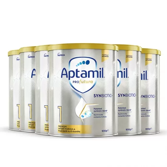 【Aptamil 新西兰直邮】【快线（BC直邮保税清关模式）】【6罐】Aptamil爱他美白金1段*6罐装（0-6个月） 保质期2026.12左右