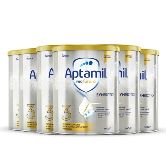 【Aptamil 新西兰直邮】【普线预计6-8周工作日】【6罐（拆单发货）】Aptamil爱他美白金3段*6罐装（1岁以上） 保质期2026.12左右
