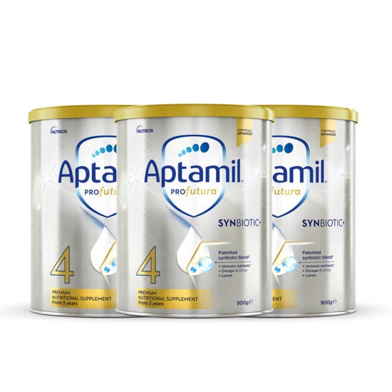 【Aptamil 新西兰直邮】【快线】【3罐】Aptamil爱他美白金4段*3罐装 2023.7