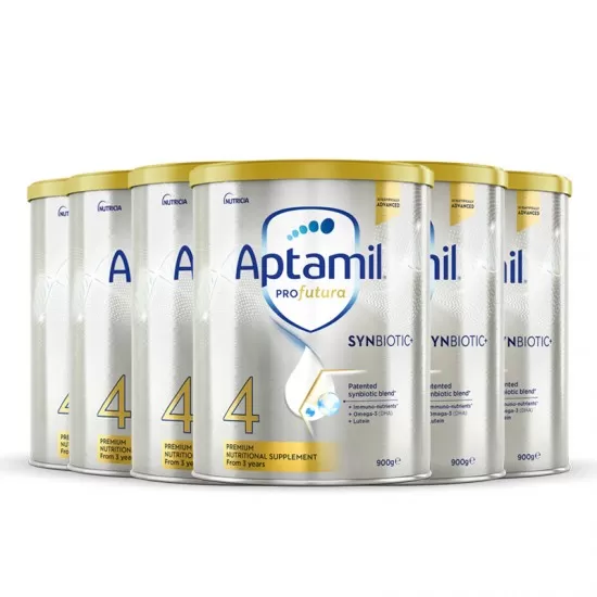 【Aptamil 新西兰直邮】【普线预计6-8周工作日】【6罐（拆单发货）】Aptamil爱他美白金4段*6罐装（3岁以上） 保质期2027.2左右
