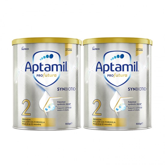 【国内现货】【新包装】Nutricia Aptamil 爱他美白金2段奶粉 2桶 保质期2024.9