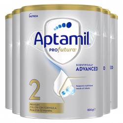 【Aptamil 新西兰直邮】【普线预计6-8周工作日】【6罐（拆单发货）】Aptamil爱他美白金2段800g*6罐装（6-12个月） 保质期2028.2左右