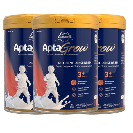【澳洲发货】Aptamil  Aptagrow 爱他美小安素成长奶粉 2段 适合3-6岁 3罐装 保质期2025.10