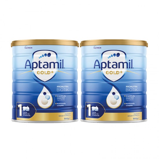 【国内现货-需人民币支付】Nutricia Aptamil 爱他美金装1段奶粉 （0-6个月）2罐装 保质期2026.7