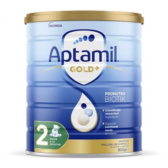 【国内现货】Nutricia Aptamil 爱他美金装2段奶粉 2罐装 保质期2024.9