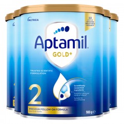 【Aptamil 新西兰直邮】【普线预计6-8周工作日】【6罐（拆单发货）】爱他美金装2段*6罐 （6-12个月） 保质期：2027.11左右