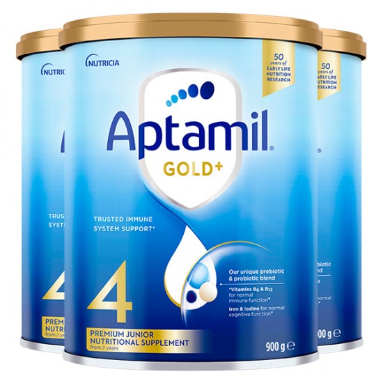 【排单发货】【Aptamil 新西兰顺丰直邮】【3罐】爱他美金装4段*3罐 （2岁以上）  保质期：2028.1左右