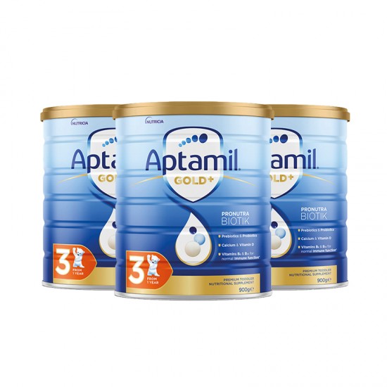【国内现货】Nutricia Aptamil 爱他美金装3段奶粉 2罐装（1岁以上） 保质期2025.7