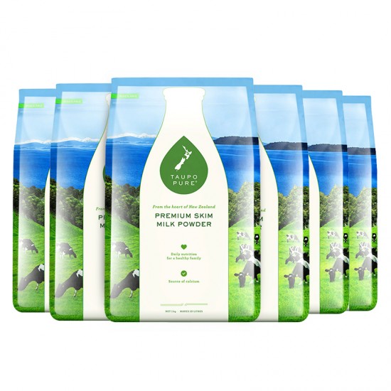 【预售5月6日发货】【新西兰直邮】【富腾达快线2周清关时效】Taupo Pure 特贝优脱脂高钙AD奶粉 1kg 6袋装 保质期:2027.3左右 【预售5月6日发货】【新西兰直邮】【富腾达快线2周清关时效】Taupo Pure 特贝优脱脂高钙AD奶粉 1kg 6袋装 保质期:2027.3左右