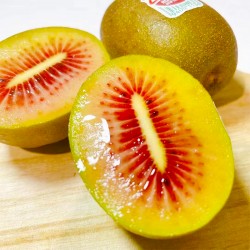 【仅接受人民币付款】【顺丰快递 黑龙江、内蒙古、吉林、辽宁、宁夏、甘肃、海南、云南加运费20元/份 不接单地区：青海、新疆、西藏】新西兰奇异果Zespri红心宝石红奇异果 4盒装，4个/盒 单果净重约90-100g