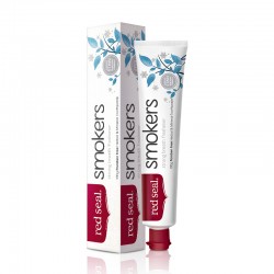 red seal 红印 去烟渍亮白清新口气烟民牙膏 100克   保质期：2027.4