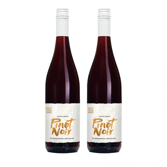 【国内现货】【2瓶装】2021年份新西兰Misty Cove雾湾庄园系列 马尔堡产区 黑比诺 红葡萄酒13.3% 