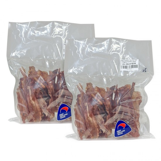 【秒杀】【包邮】New Zealand Ling Fish Maw Premium Grade 25+ Blood 新西兰血色花胶鱼胶25片 2袋装