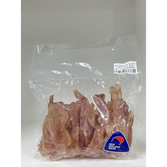 【新西兰直邮两袋包邮 联系客服修改邮费】New Zealand Ling Fish Maw Premium Grade 25+ Original 新西兰原色花胶鱼胶25片（门店可邮寄使用富腾达快递，快递费60纽/每包）（扣件不赔）