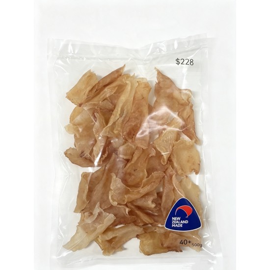 【特价秒杀】新西兰原色花胶鱼胶鳕鱼胶40片左右500g