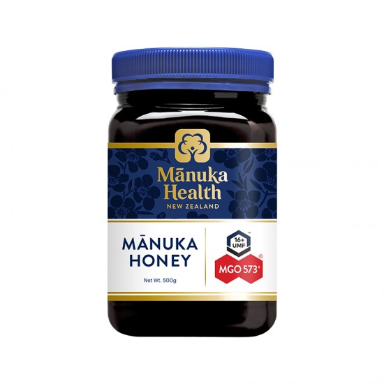 【顺丰国际包邮】【因天气原因液体侧漏无法理赔】Manuka Health 蜜纽康 MGO573+（UMF16+) 麦卢卡蜂蜜500g 保质期2028.10