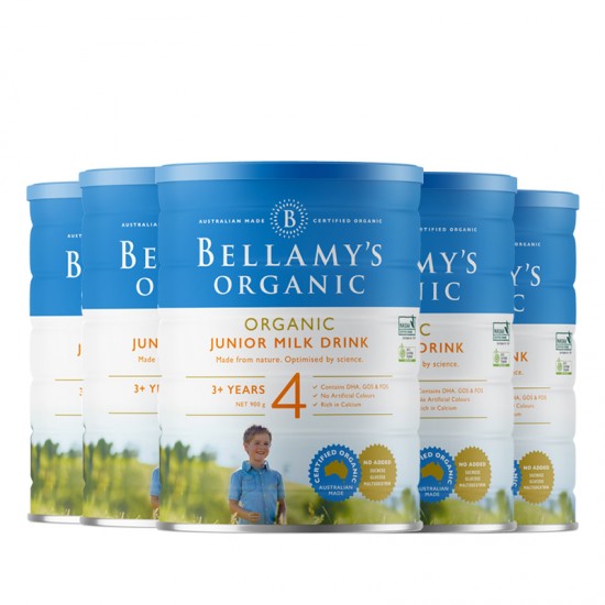 【Bellamy新西兰直邮】【快线】Bellamy's贝拉米 有机婴幼儿奶粉 4段 6罐  保质期：2025.6
